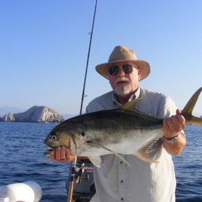 Gordon Krantz with his Yellowtail