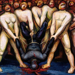 David Alfaro Siqueiros, Cain en los Estados Unidos / Cain in the United States, 1947